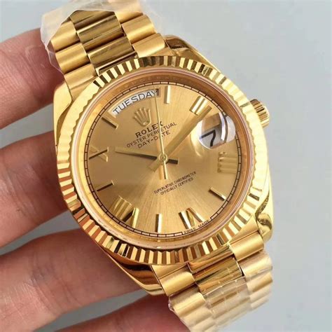 fake rolex day date 40 presidential|rolex day date gold 40mm.